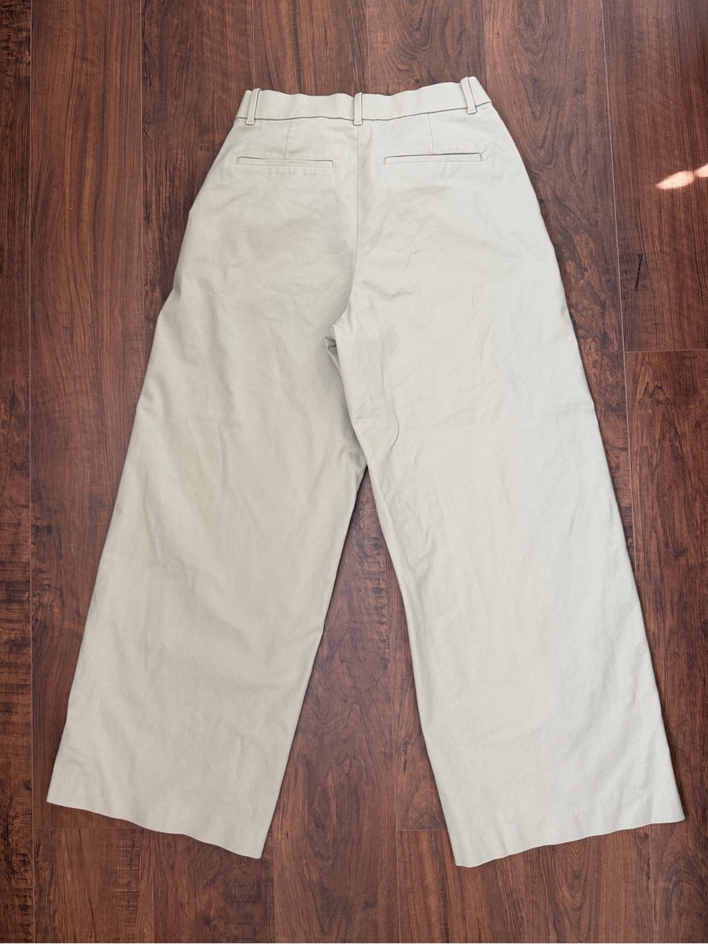 Uniqlo Light Green Wide-Leg High-Rise Pants - Picture 2 of 3
